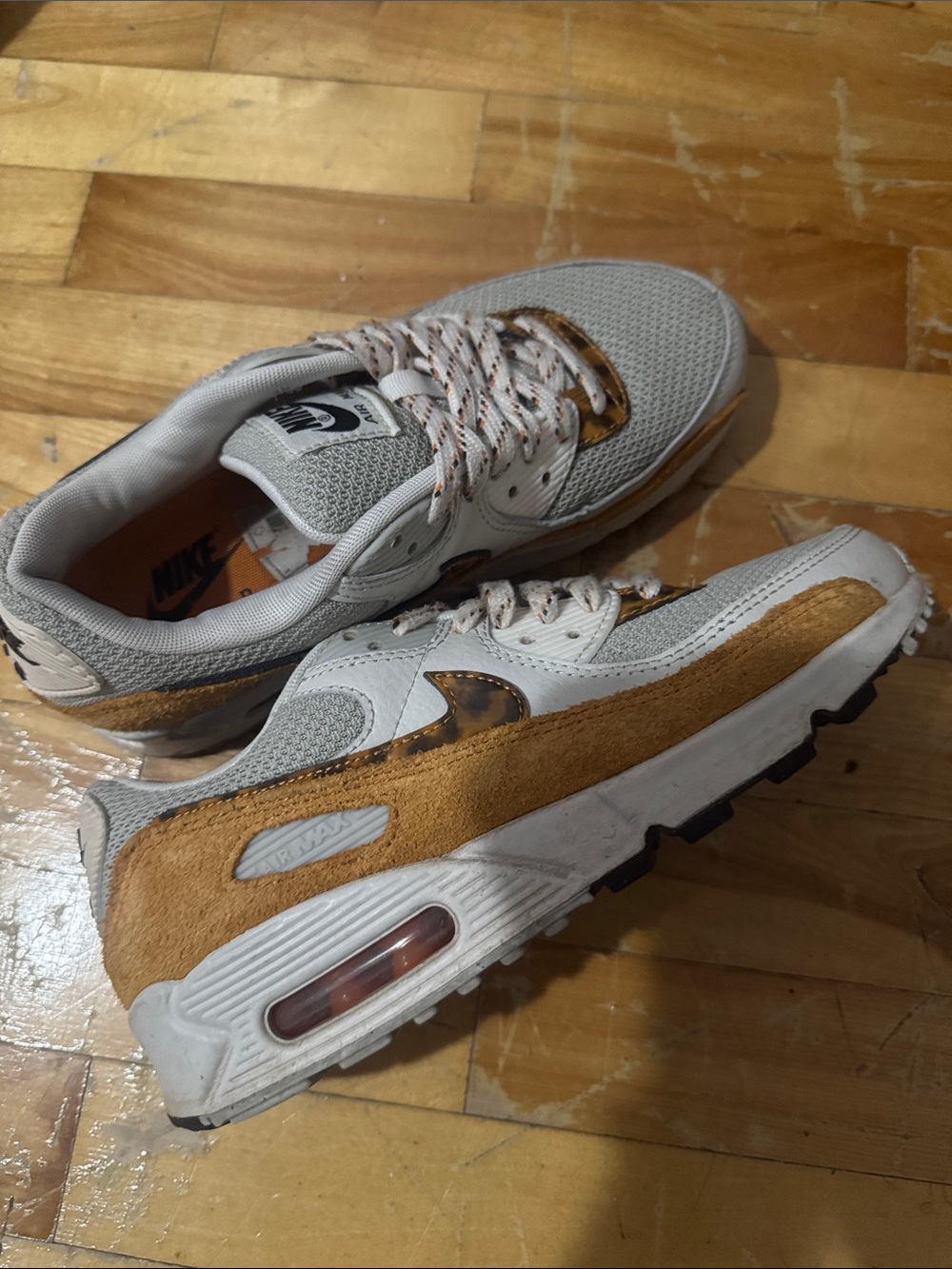 Women Nike Air Max 90 "Tortoiseshell" sneakers size 8 - Picture 5 of 5